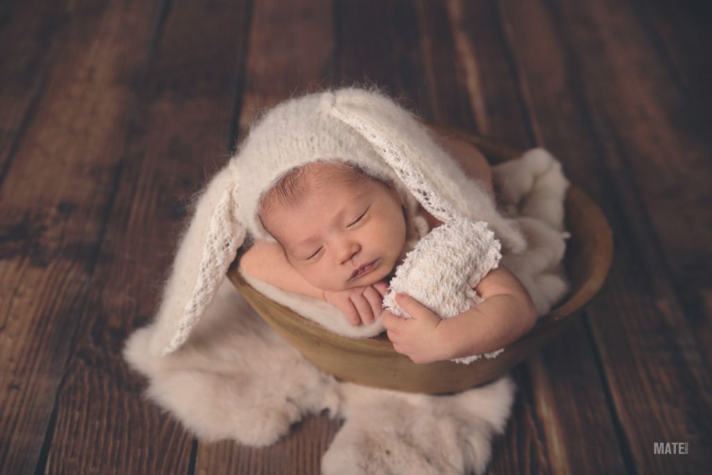 fotografo de recien newborn nacido en estudio propio lugo